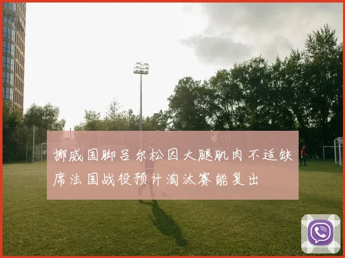 挪威国脚吕尔松因大腿肌肉不适缺席法国战役预计淘汰赛能复出